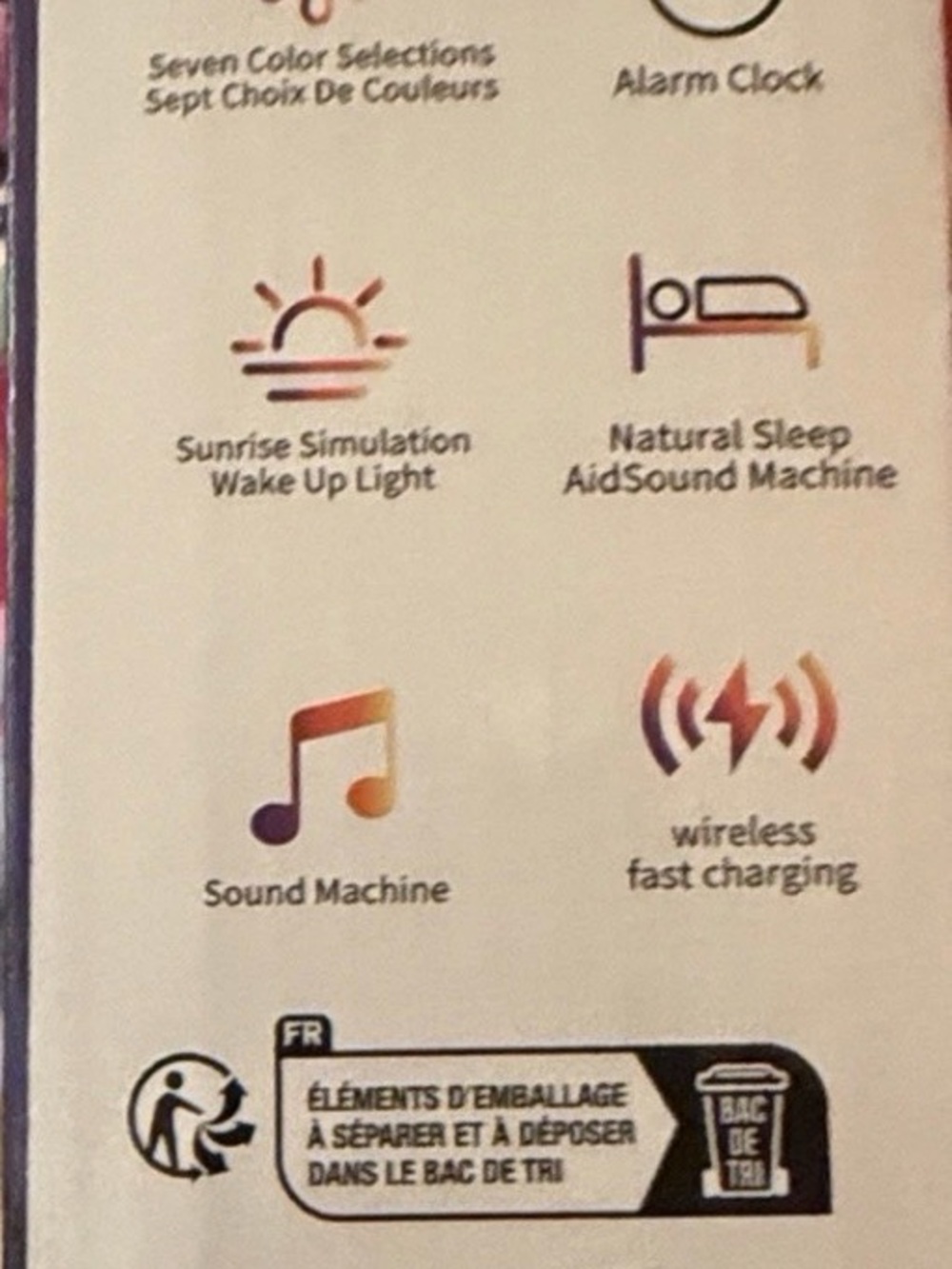Smart Light Sound Machine - Colorful LED Clock - Picture 4 of 4